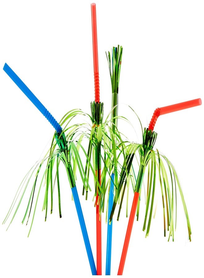 بيرفيكت ستيكس مناديل كوكتيل بيرفكت ستيكس بيضاء وزرقاء، طبقتان - 25 منديلًا في كل عبوة. تتضمن العبوة 25 ماصة مرنة حمراء وزرقاء. - Image 2